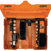 Werkzeugkoffer Holz teilbestückt